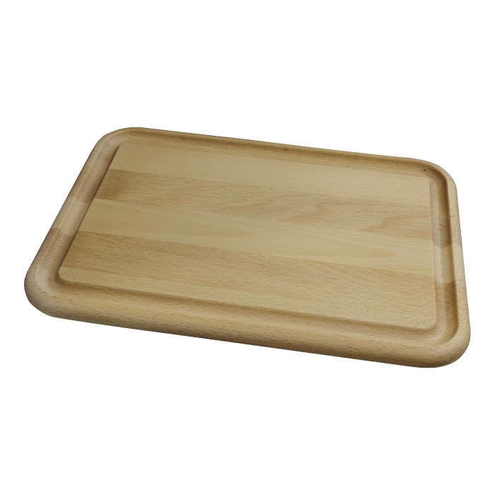 Prkénko servírovací s drážkou - 35 x 25 x 1,9 cm, dřevo