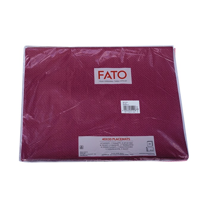 prostírání 30x40 cm / 250ks bordo