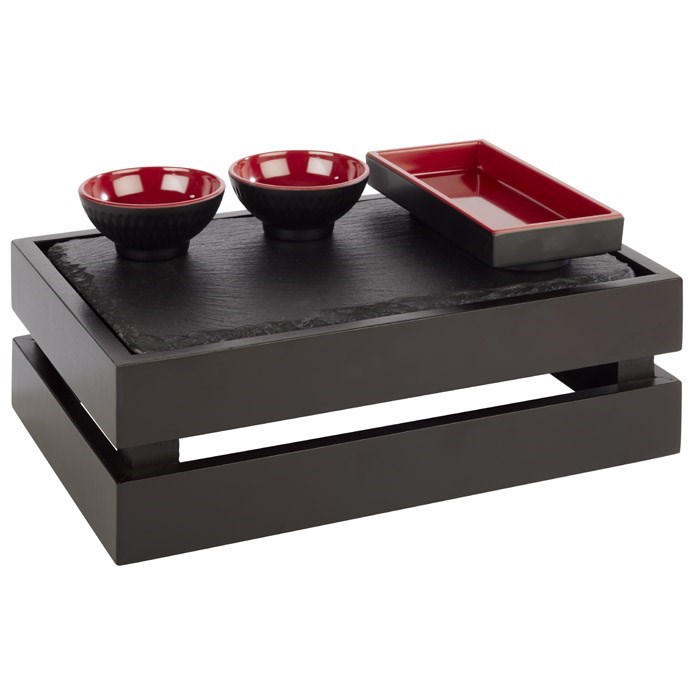 box dřevěný Superbox GN1/4 tmavé dřevo