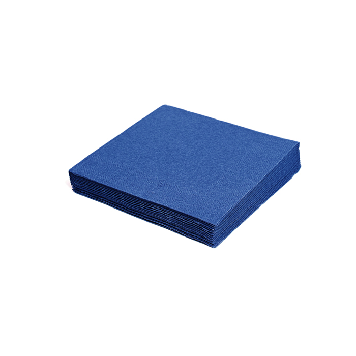 Papírové ubrousky 33 x 33 cm, 1-vr., tmavě modré, 100 ks