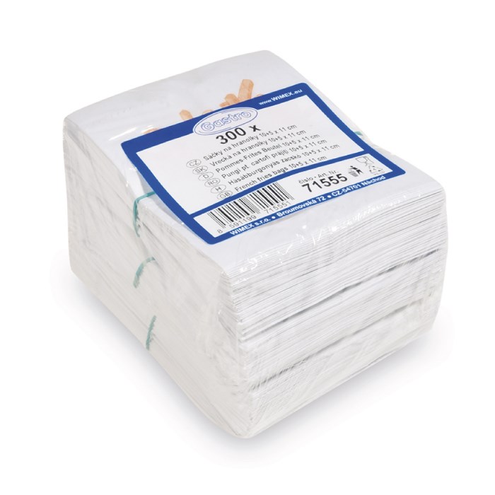 sáčky na hranolky 10+5x11cm [300 ks]