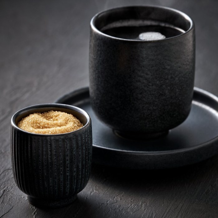 Playground NARA hrnek bez ouška 0,32 l černý