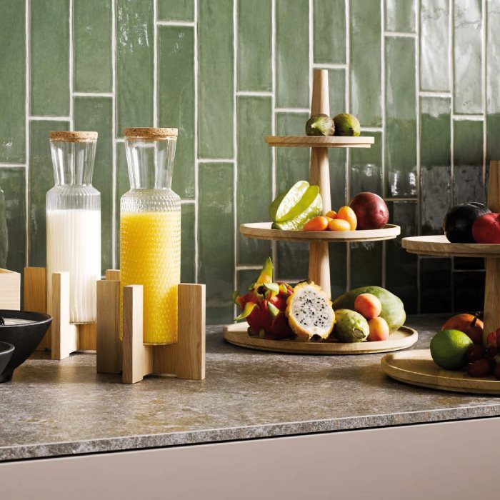 Skleněná karafa LINES, 0,9 l