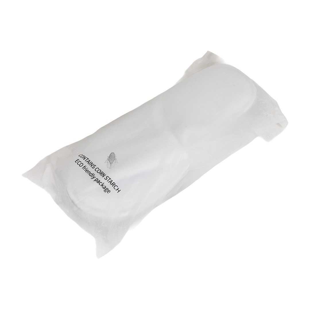 Hotelové pantofle HOTEL Exclusive bílé, zavřené, 29 cm.