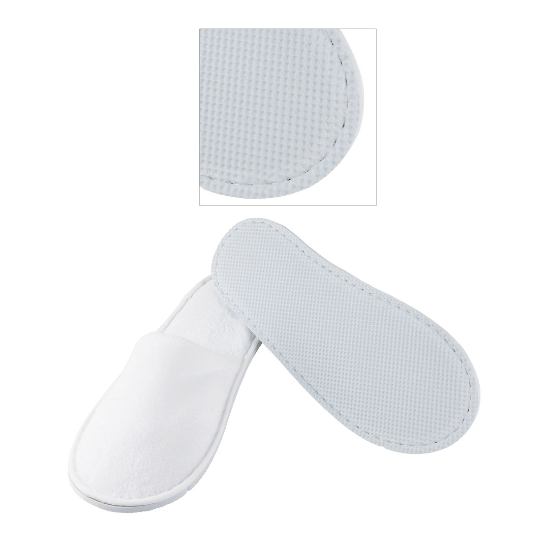 Hotelové pantofle HOTEL Exclusive bílé, zavřené, 29 cm.