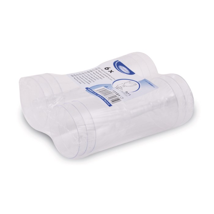 pohárek krystal 0,1l  / 6ks na víno (PS)