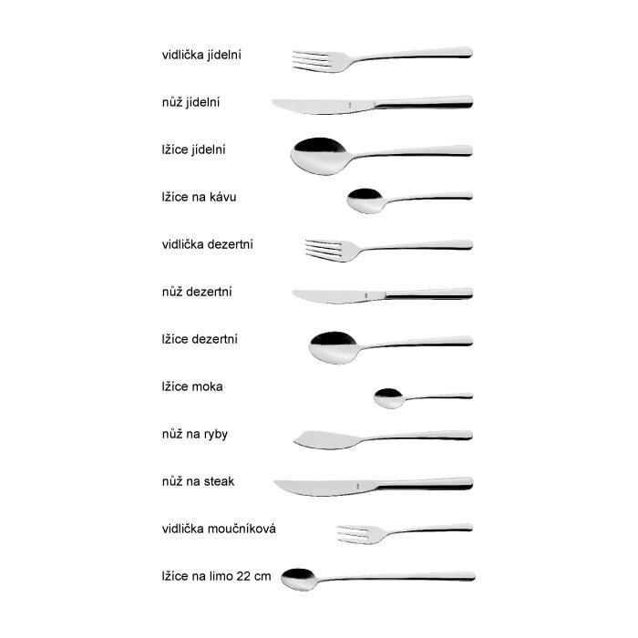 Dezertní vidlička PRESTIGE