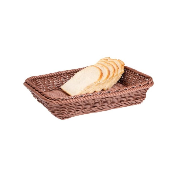 Koš na pečivo tmavě hnědý GN 1/2