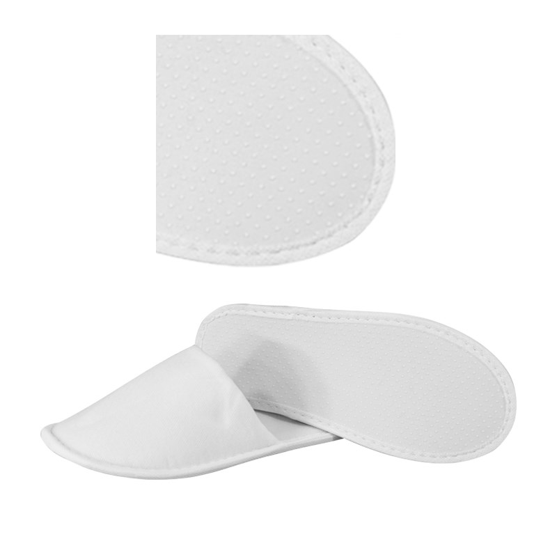 Hotelové pantofle STANDARD bílé, zavřené, 28 cm