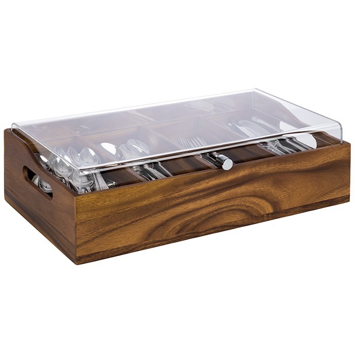 Box na příbory "AKACIA", akátové dřevo