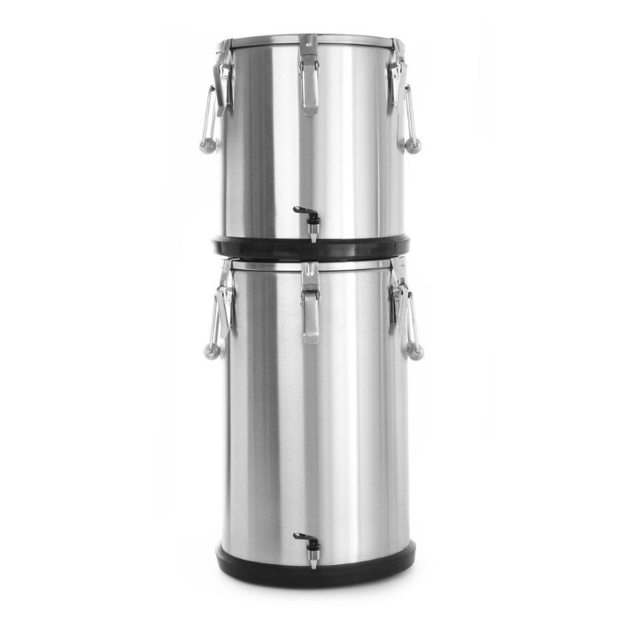 Termos s kohoutem 35l, nerez