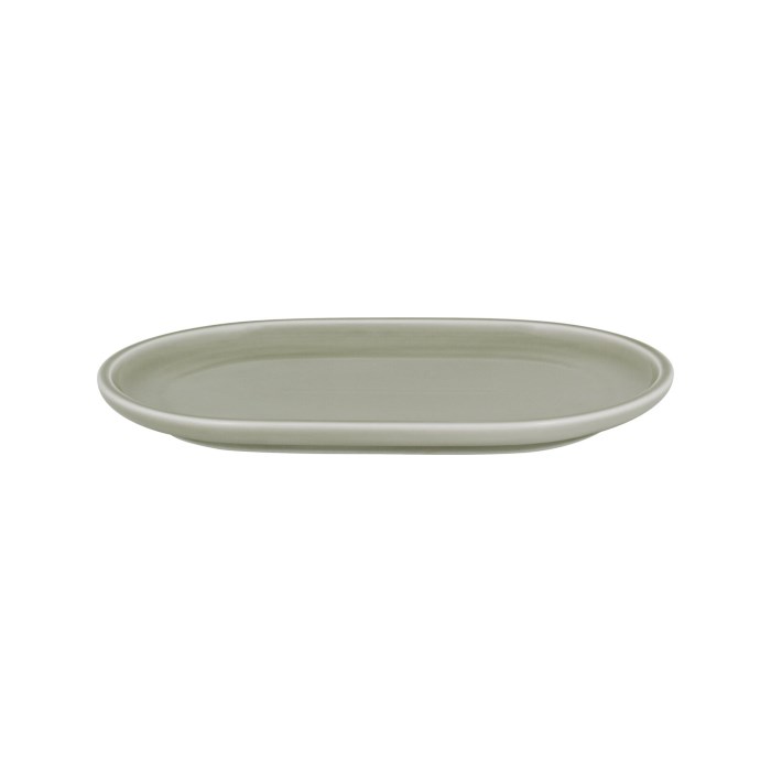 Oválný podnos coup SHIRO GLAZE, STEAM, 36 x 24 cm
