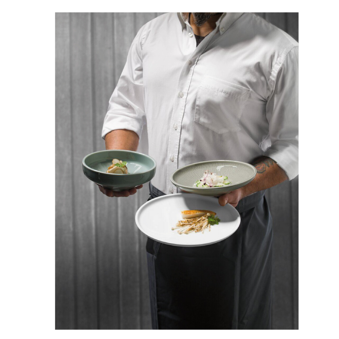 Mělký talíř coup SHIRO, strukturovaný, 26 cm