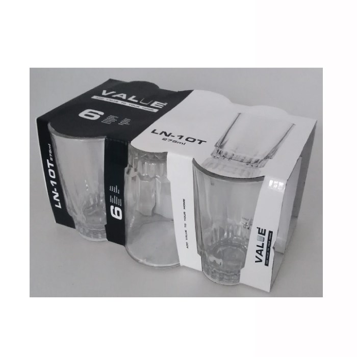 Sklenice na vodu VALUE 275 ml