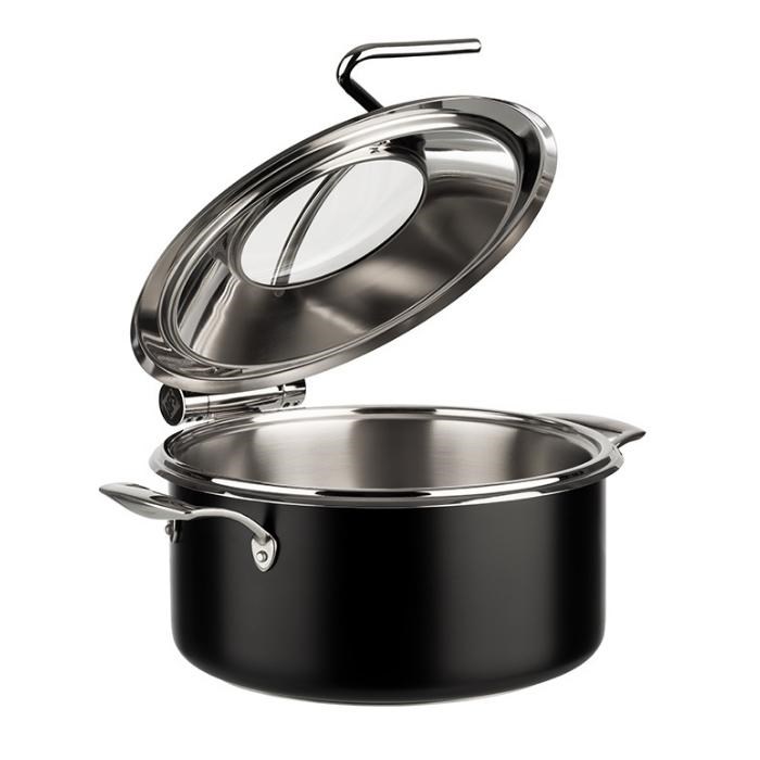 chafing dish “HRNEC”, černý, 4 l