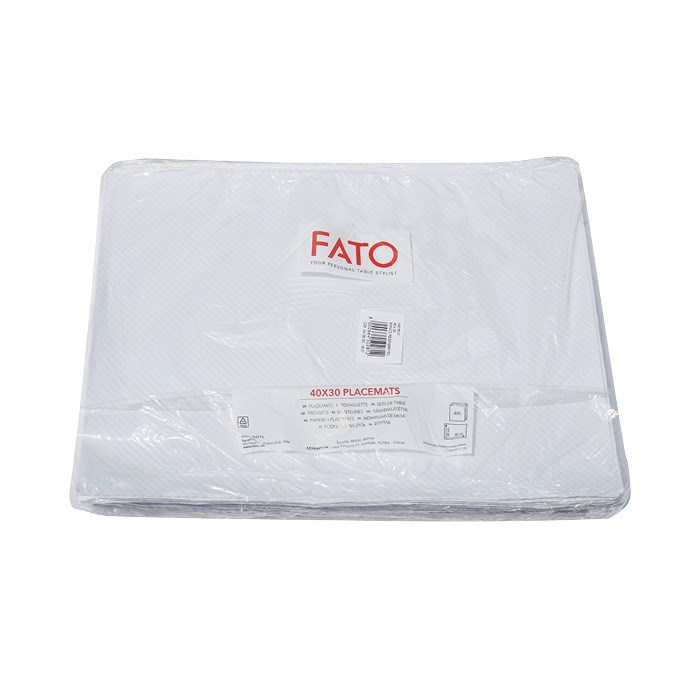 prostírání 30x40 cm / 480 ks bílé recykl