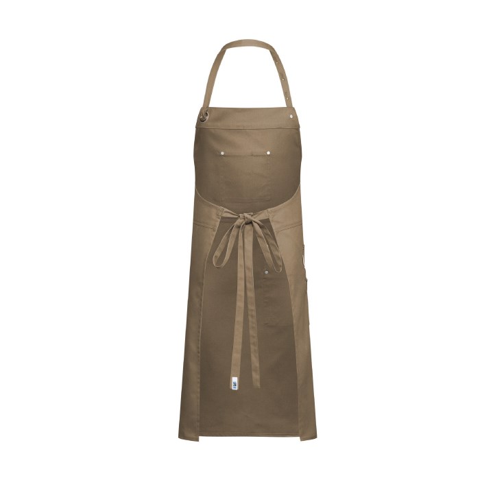 Zástěra s laclem CANVAS 77 x 95 cm, písková