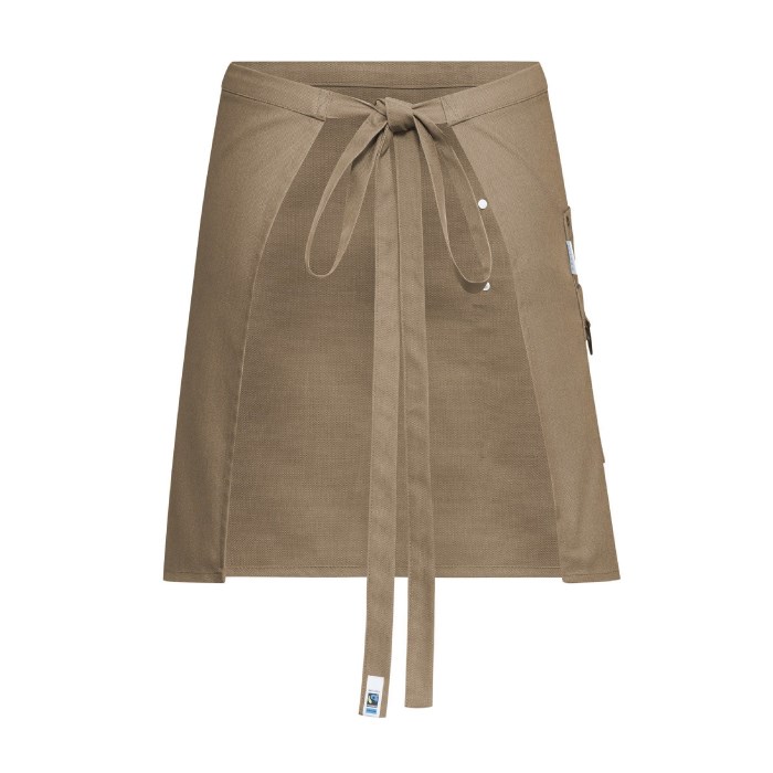 Zástěra BISTRO CANVAS 77x45 cm, písková