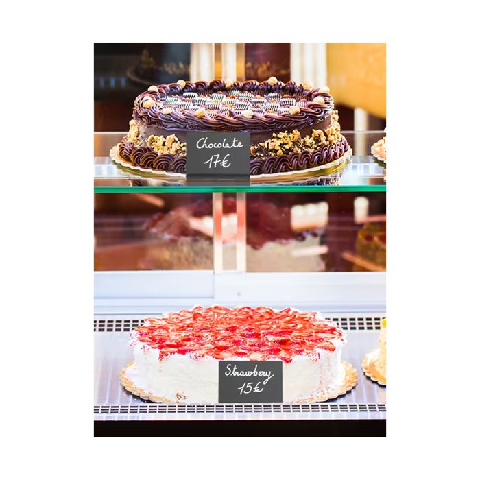 tabulka stolní jednostranná popisovací Vertical L A8, sada 5ks