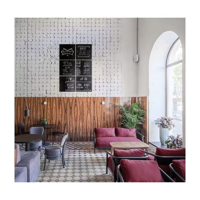 Popisovací tabulka bez rámečku, 40 x 40 cm, černá, sada 6 ks