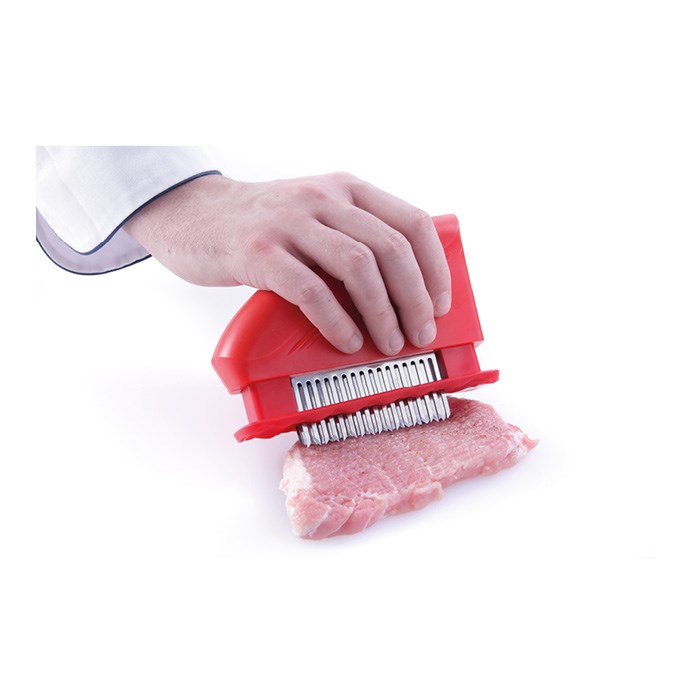 tenderizér 3 řadý 51 bodců červený