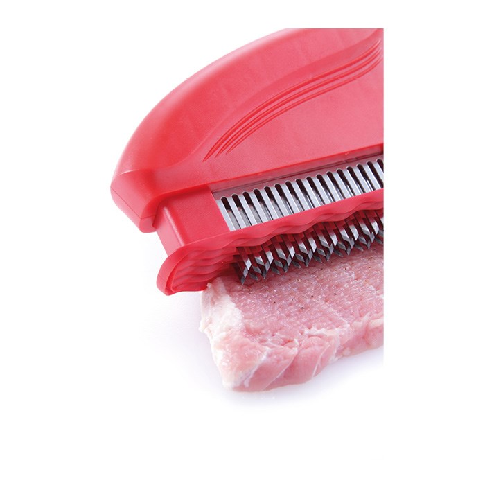 tenderizér 3 řadý 51 bodců červený