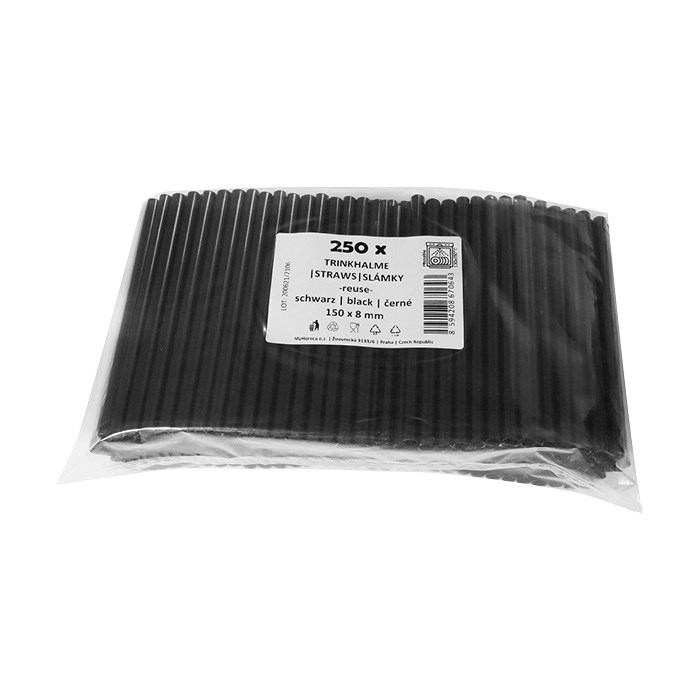 brčka opakovaně použitelná KOKTEJL/APEROL 8/150mm 250ks černé