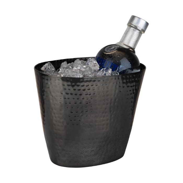 Chladič na sekt, tmavý hliník, 2,1 l