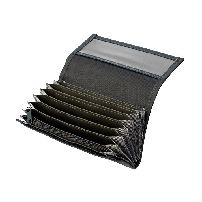 Koženková číšnická kasírka černá