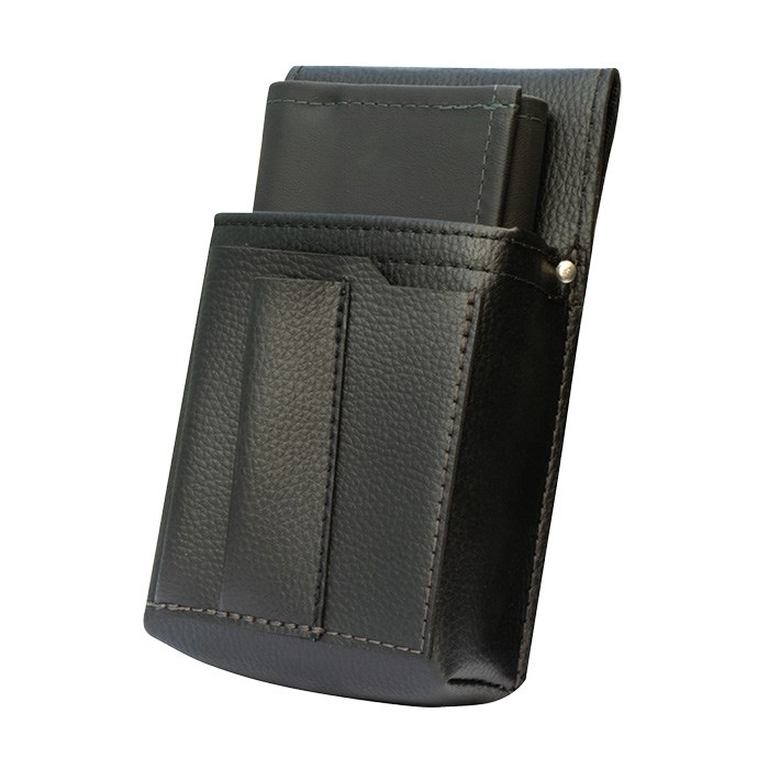 Koženková číšnická kasírka černá