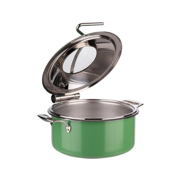 Chafing dish “HRNEC”, 4 dílná sada, 4 l, zelený