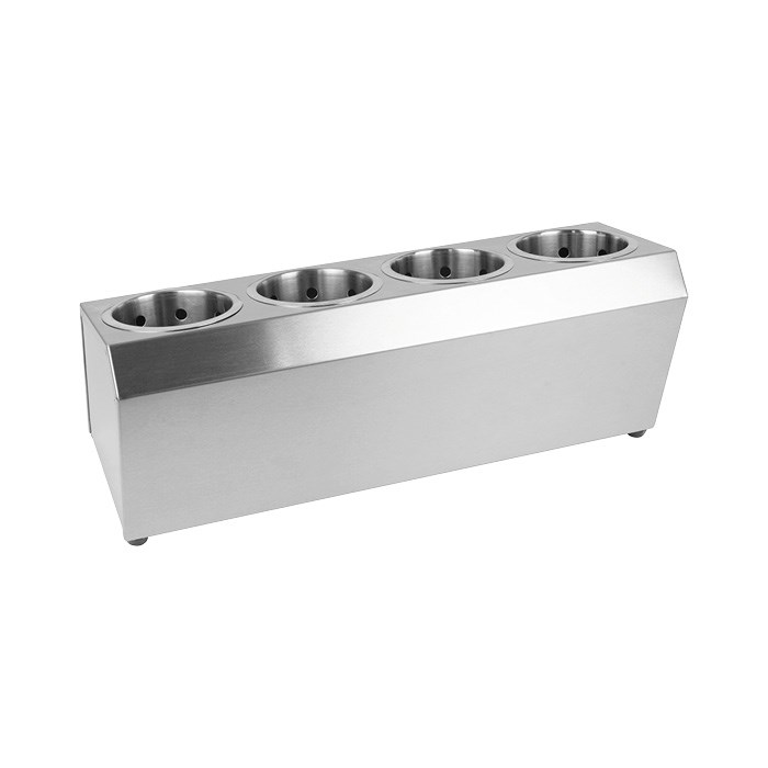 Nerezový zásobník na příbory s 4 košíky