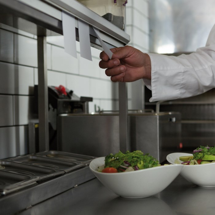 Lišta / držák na objednávky / účtenky, hliník, délka 60 cm