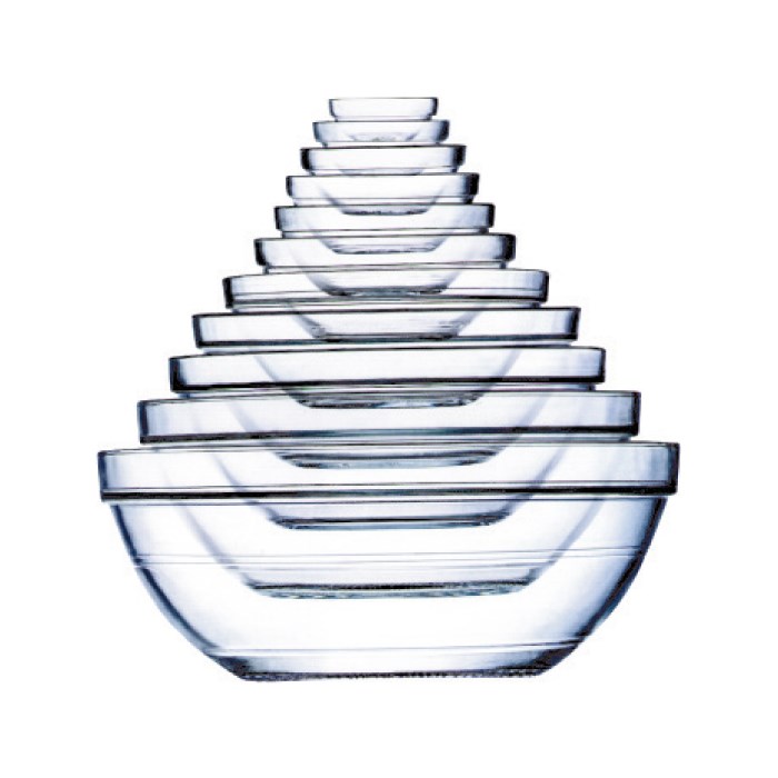 Skleněná mísa EMPILABLE / CHEFS, 60mm / 30 ml, štosovatelná