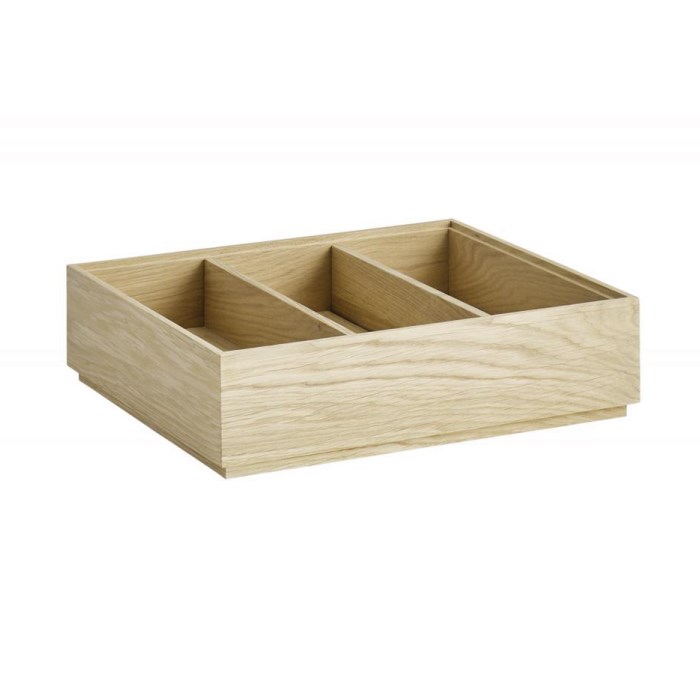 Dřevěná vložka do boxu VALO, GN 1/2