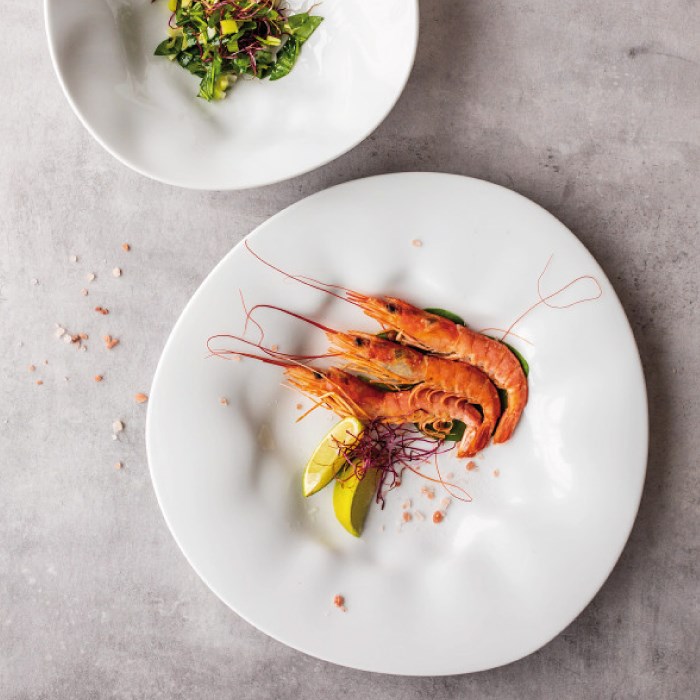 Mělký talíř FLAMENCO, 32cm, bílý