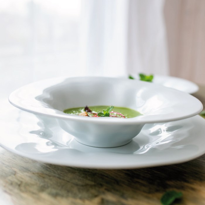 Hluboký pasta talíř FLAMENCO, 27cm, bílý