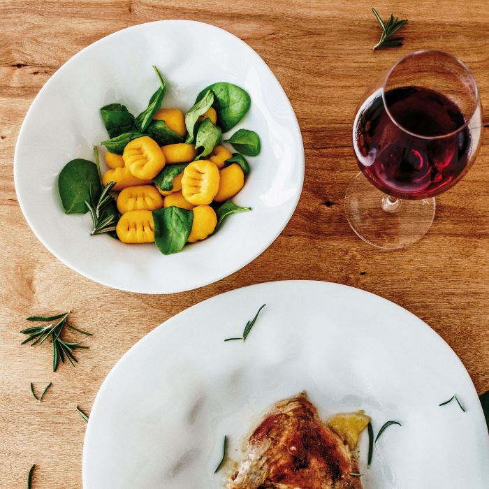 Miska FLAMENCO 23 cm, bílá