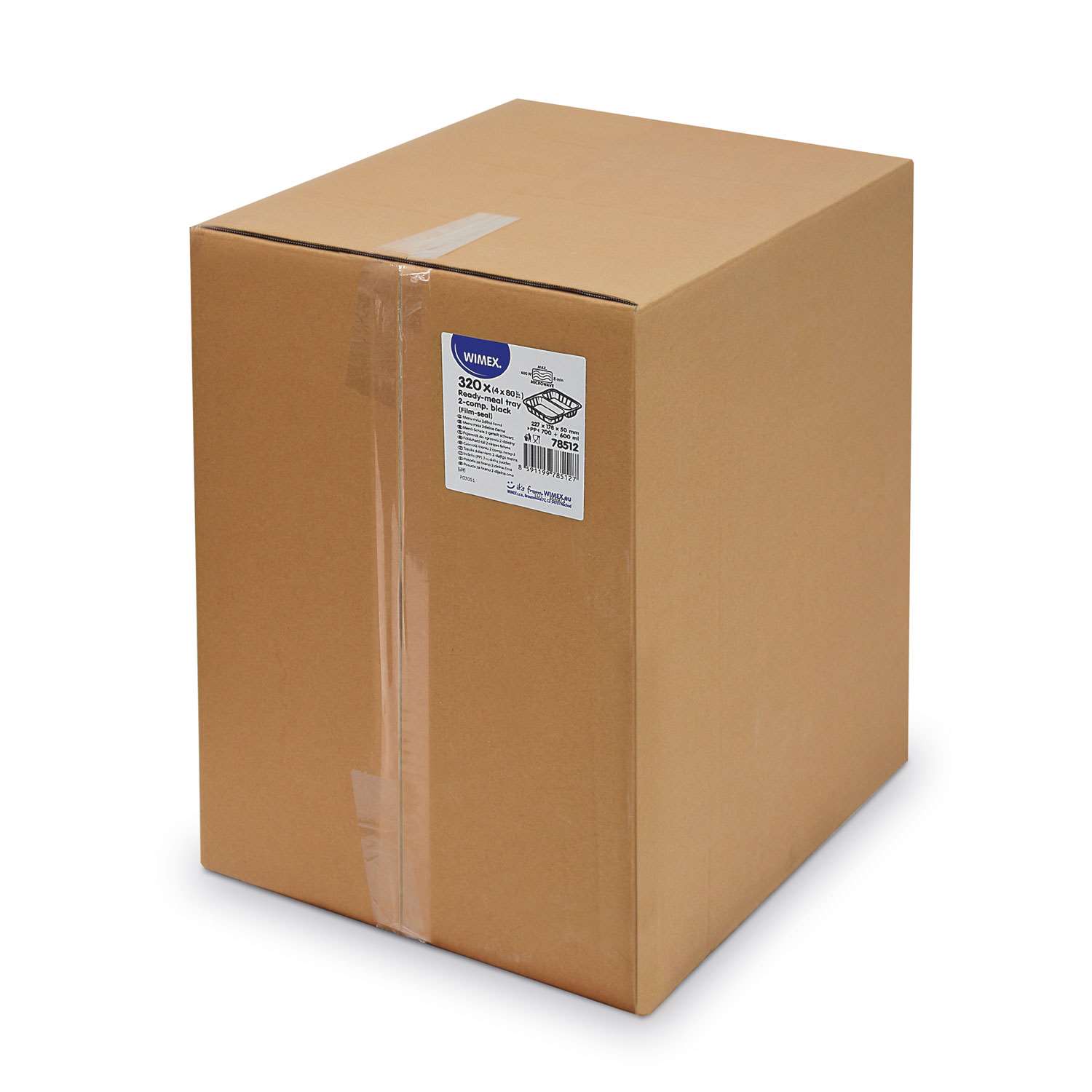 Zatavovací miska, 2-dílná černá (PP), 227 x 178 x 50 mm / 320 ks