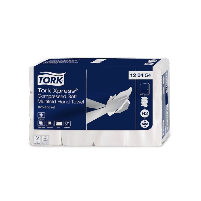 Papírové ručníky Premium 2vrstvé H2, 170 útržků, 21,2 x 32 cm