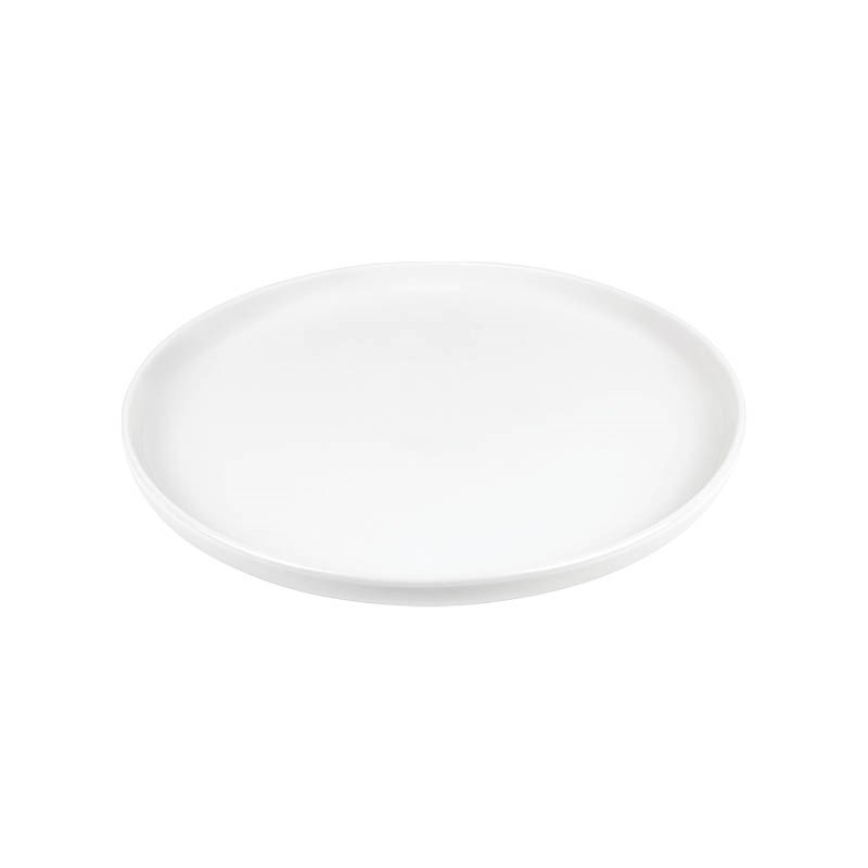 Mělký talíř FUTURE 27 cm, bílý porcelán