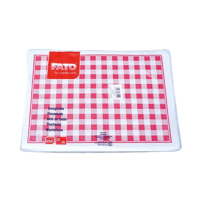 prostírání papírové 30x40 cm / 250ks 1-vrstvé vzor kostka