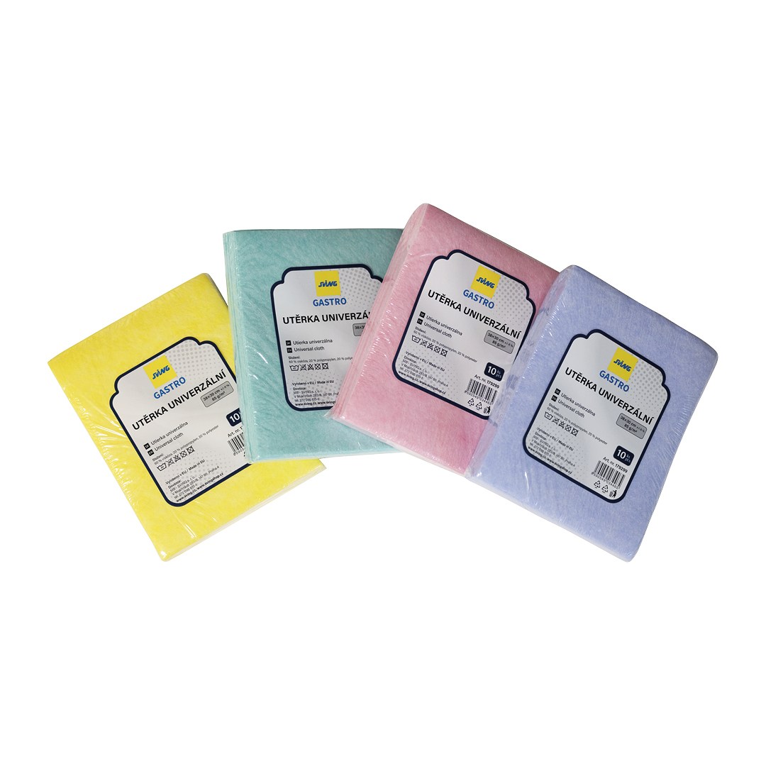 Univerzální utěrka GASTRO SVING, 10 ks - rozměr 38x30 cm, 85gr./m2