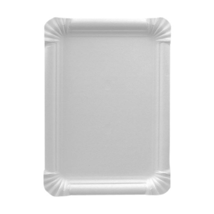 Papírový tácek 16 x 22 cm, bílý, 100ks