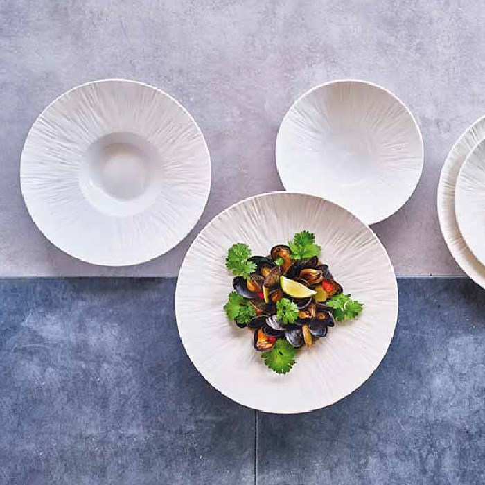 Talíř na pastu PURE WHITE, 24 cm