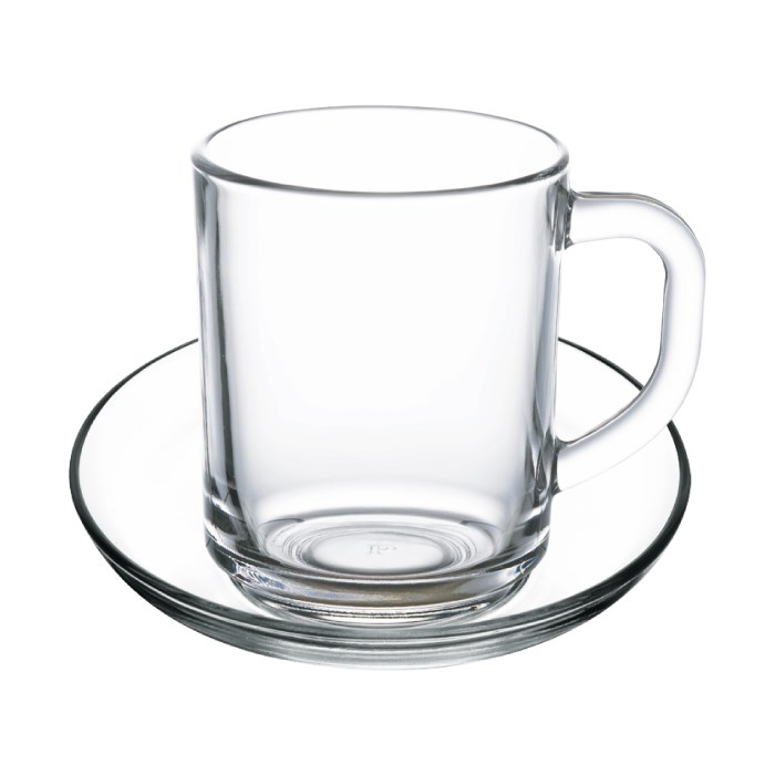 Skleněný hrnek na horké nápoje 250 ml