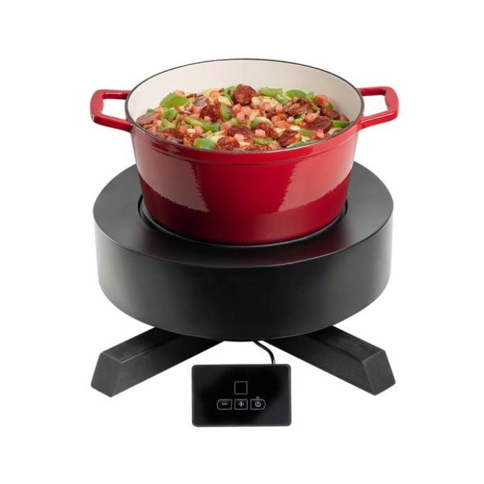 Indukční plotna BONFIRE s dřevěným rámem