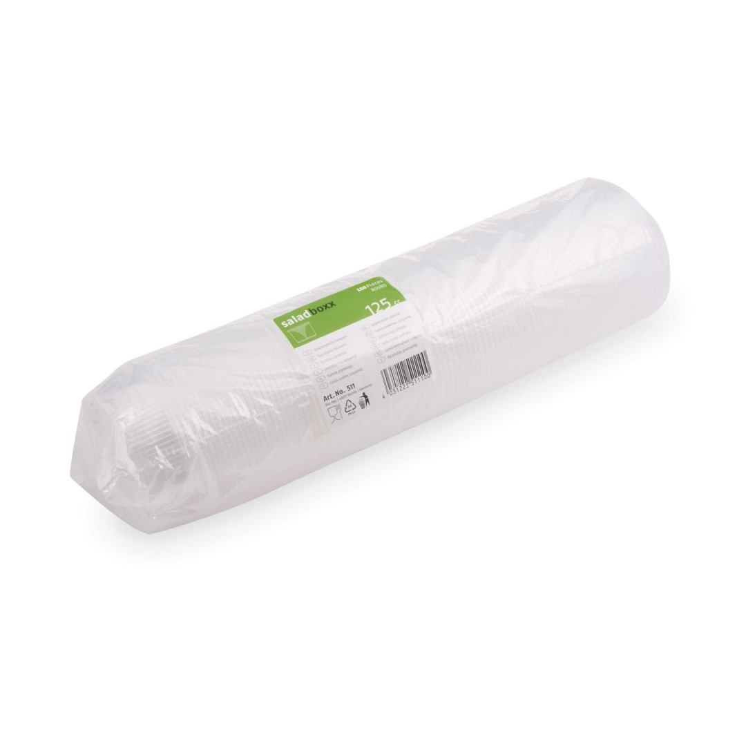 miska kulatá 125ml, 100ks průhledná (PP)