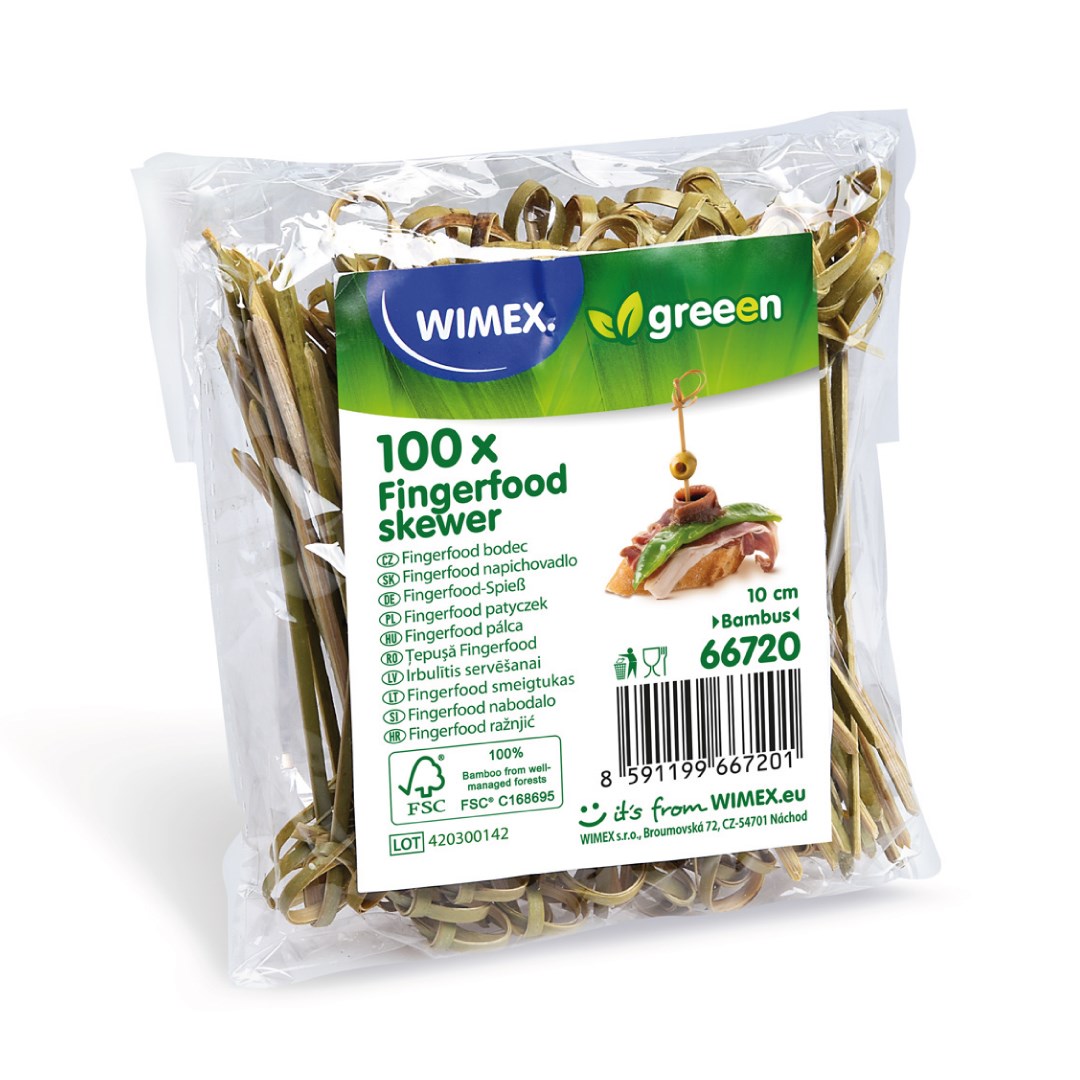 bodec UZLÍK 10 cm/100 ks bambusový