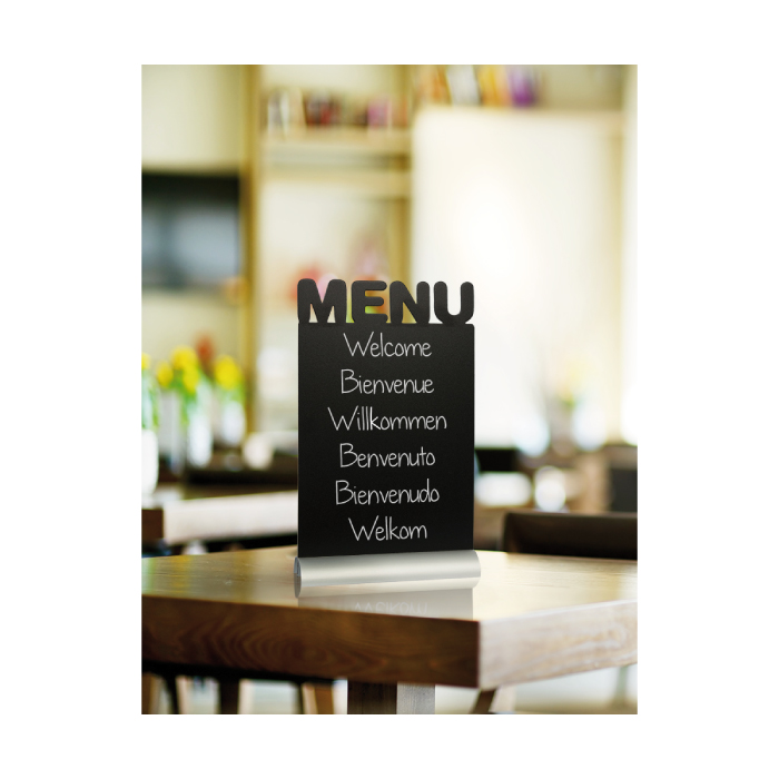 Popisovací tabulka stolní MENU 31 x 21 x 6 cm s popisovačem